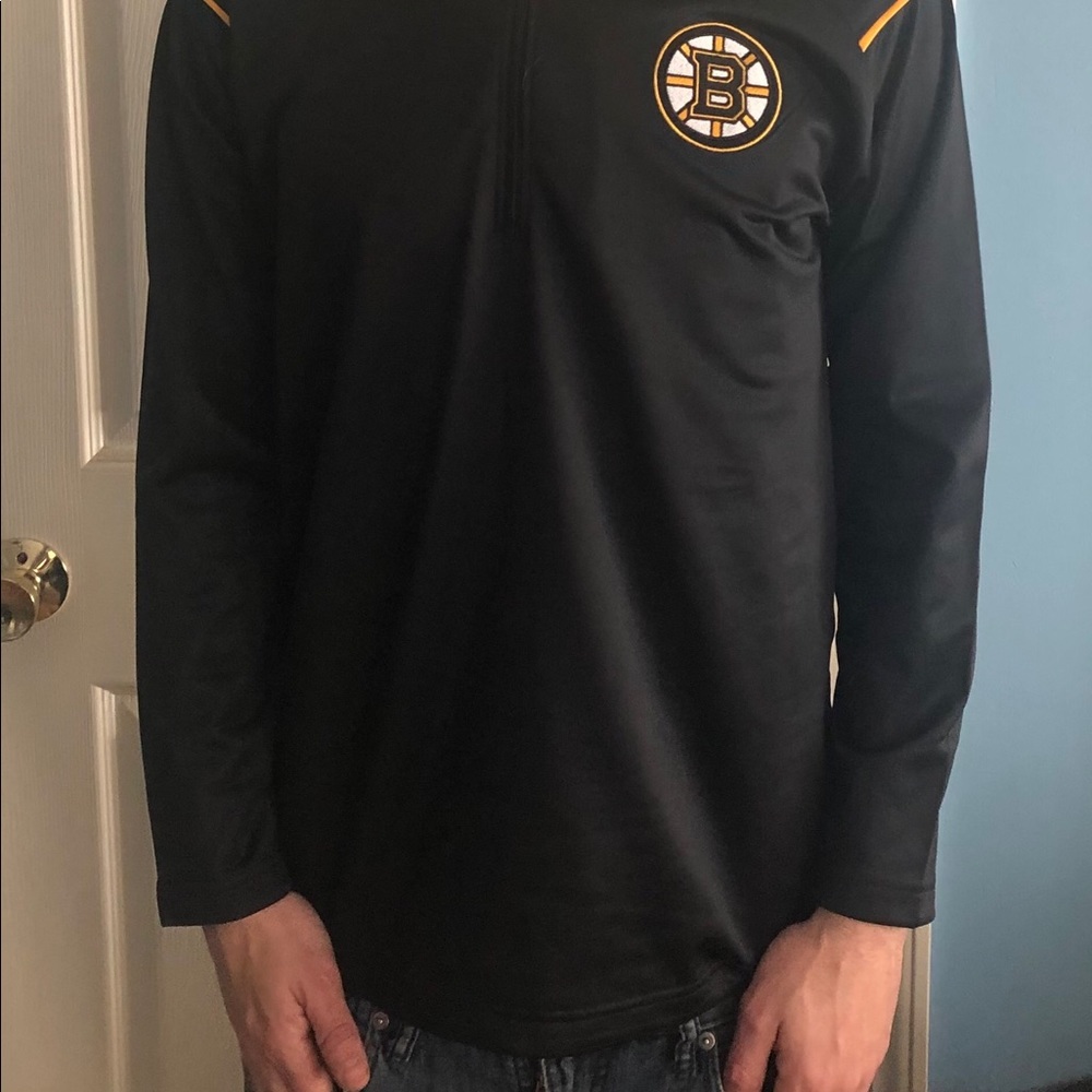 Brand new men’s Boston Bruins quarter zip - Picture 2 of 15
